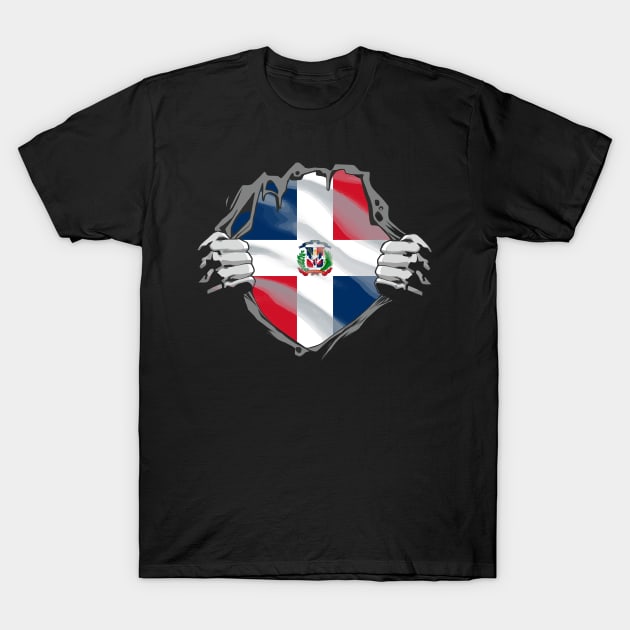 Proud Dominicana Flag, Republica dominicana gift heritage, Dominican girl Boy Friend dominicano T-Shirt by JayD World